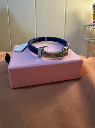 Pulsera Viceroy Piel y Acero Hombre 24cm