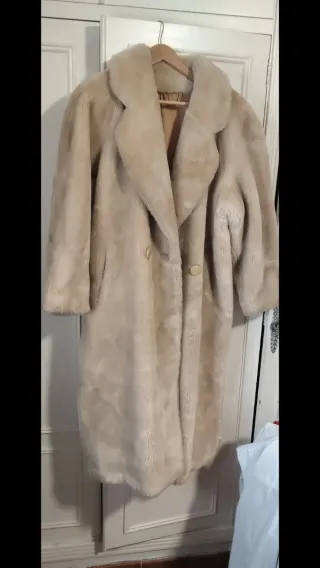 Abrigo Beige Mujer Talla 46