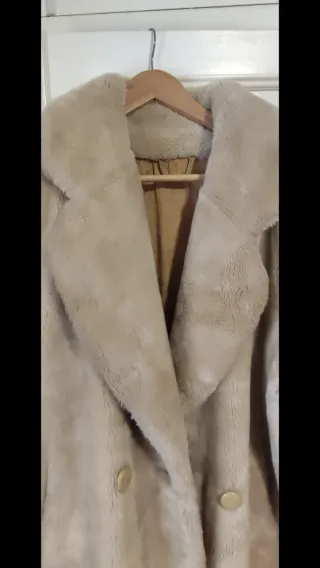 Abrigo Beige Mujer Talla 46