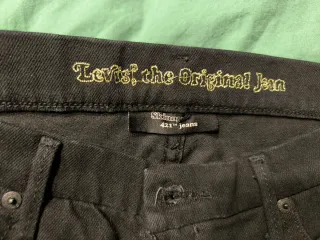Pantalones Levi's Negros Skinny