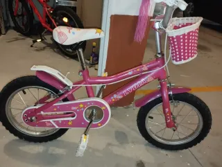 Bicicleta niña rosa 14