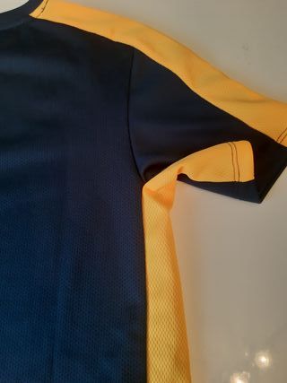 Camiseta Nike Kylian Mbappé Azul y Naranja