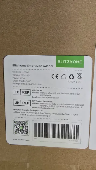 Lavavajillas compacto