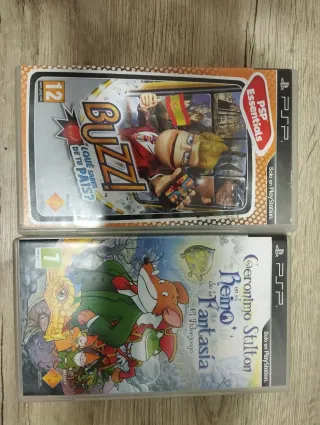 Juegos PSP Buzz y Geronimo Stilton