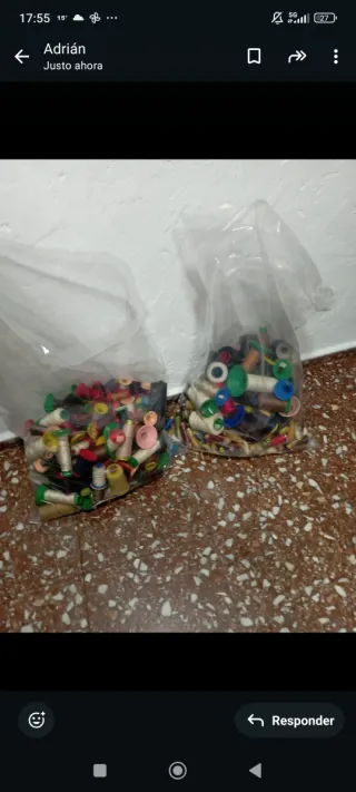 Bobinas de hilo Gutterman y otras marcas