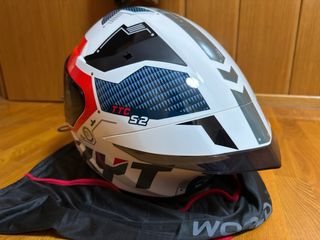 Casco KYT TT-Revo Fuselage Red