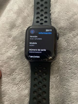 Apple Watch SE 40mm Negro