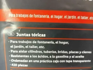 420 Juntas Tóricas PARKSIDE