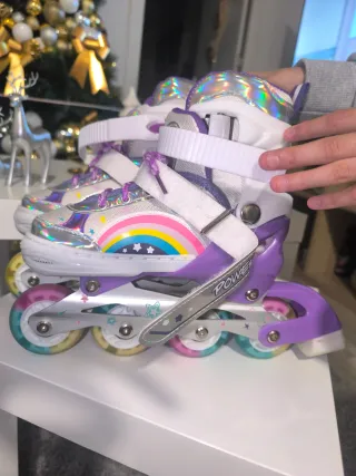 Patines LOKJIJI Unicornio Ajustables 30-33