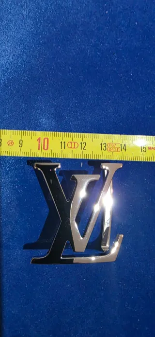 Hebilla Louis Vuitton Plata 35mm  efecto espejo