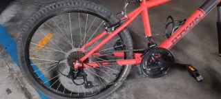 Bicicleta BTWIN Rockrider 20 Roja