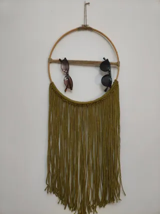 Colgante Macramé Aro 30cm Ancho x 75cm Largo