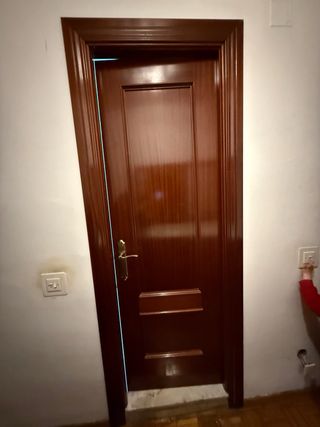 Puertas de madera con cristal