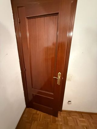 Puertas de madera con cristal