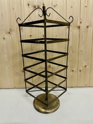 Lote 2 expositores pendientes giratorio y plegable