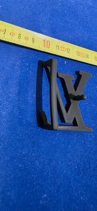 Hebilla Louis Vuitton Negra 40mm 4cm