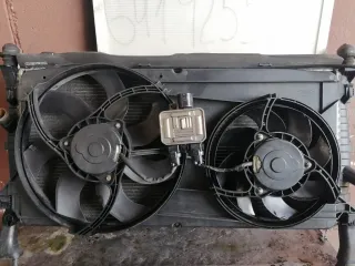 Radiador y electroventilador ford transit 2007 ade