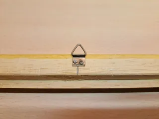 Cornice in legno color oro