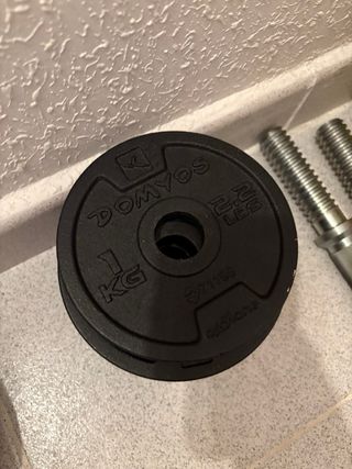 8 discos de pesa 1kg