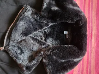 Abrigo doble faz H&M negro Talla M