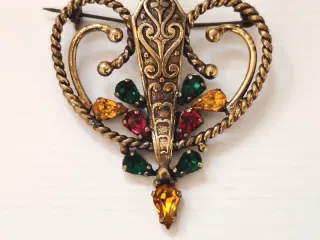 Spilla Il Gioiello di Firenze con strass