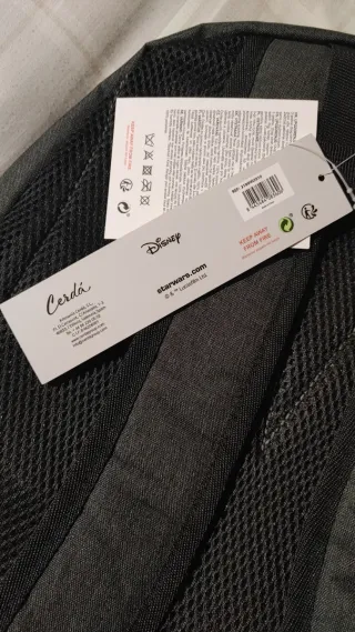 Mochila Star Wars Mandalorian Gris