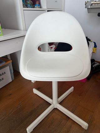 Mesa y Silla Infantil Madera blanca