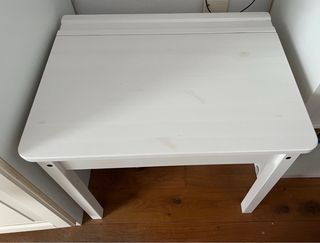 Mesa y Silla Infantil Madera blanca