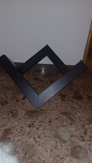 Tavolino salotto legno e cristallo