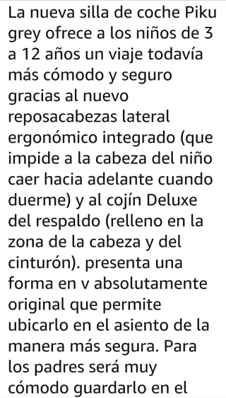 Silla coche Piku 4635 Grupo 2/3 Rojo/Negro