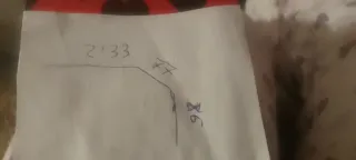 Sofá chaiselongue tela azul y amarillo