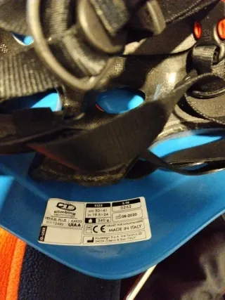 Casco escalada CT climbing technology azul