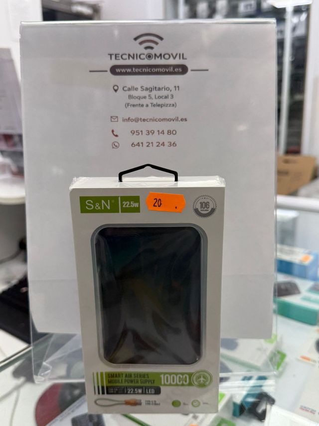 S&N Power Bank 10000mAh 22.5W LED