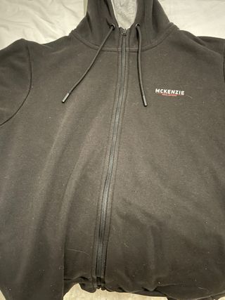 Chaqueta McKenzie cremallera negra y gris