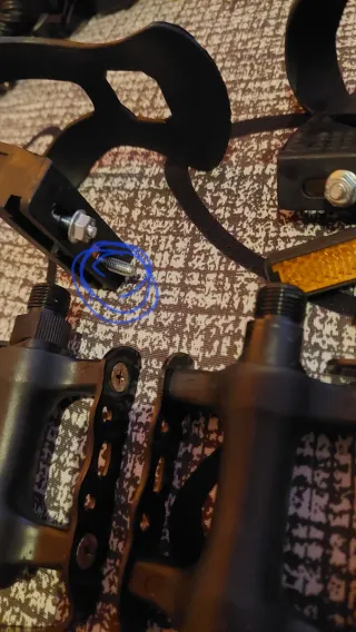 Pedales bicicleta con reflectores