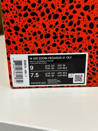 Nike Air Zoom Pegasus 41 Gris Naranja