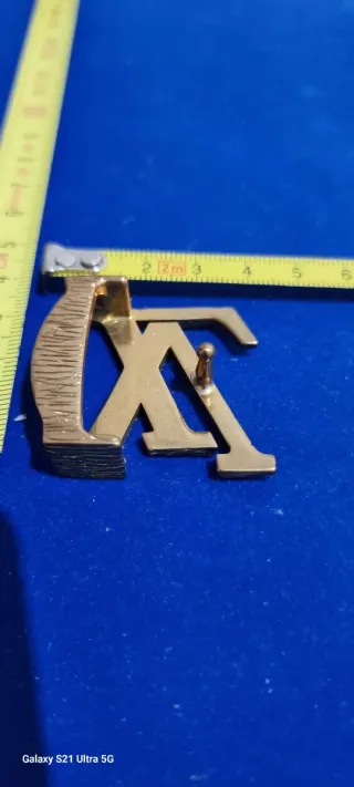 Hebilla Louis Vuitton Dorada 25mm 2,5cm