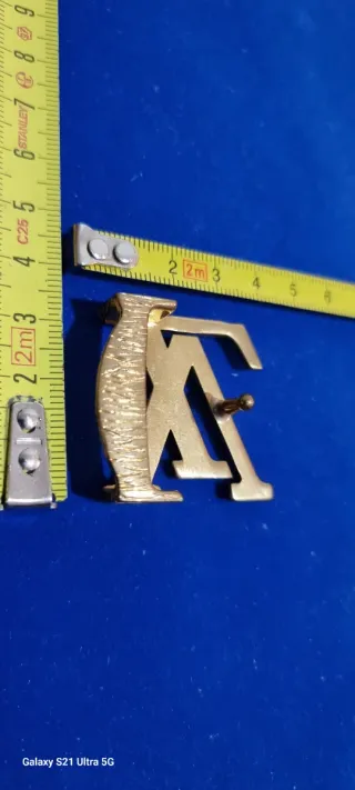 Hebilla Louis Vuitton Dorada 25mm 2,5cm