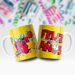Tazas personalizadas Felicitación Cumpleaños