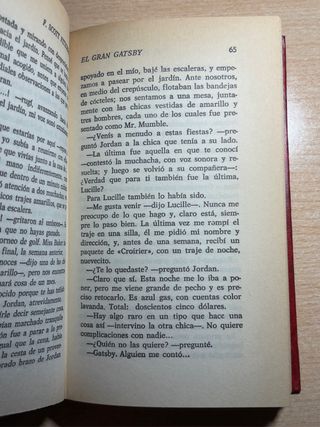 El gran Gastby, F. S. Fitzgerald