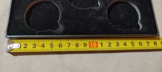 Estuche para Monedas de 40mm 3 UNIDADES