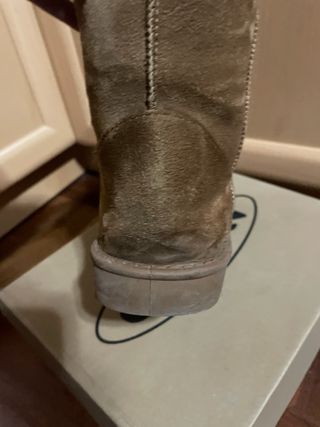 Botas de ante marrón