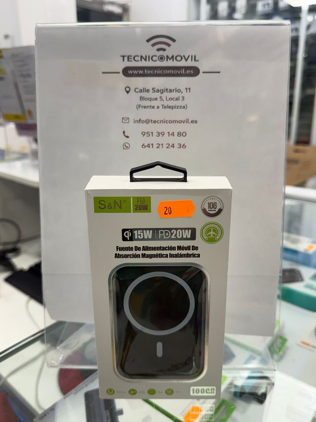 Powerbank S&N Carga Inalámbrica 10000mAh