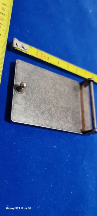 Hebilla Louis Vuitton Plateada 40mm 4cm