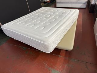 BASE Y COLCHON FLEX LEDA  VISCO 150x190