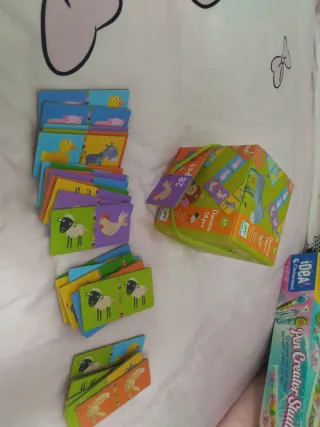 Domino infantil animales 28 piezas