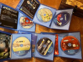 Lote 6 Juegos PS4: FIFA, NBA, PES