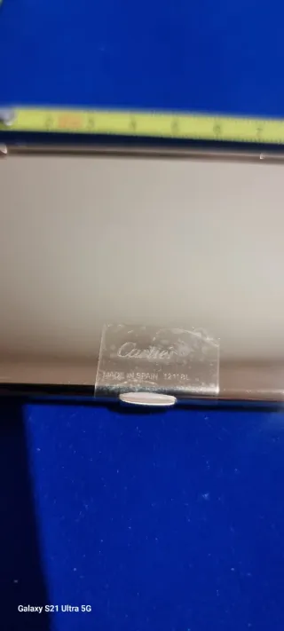 Tarjetero Cartier Diabolo Dorado