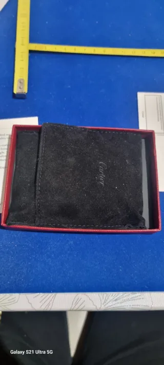 Tarjetero Cartier Diabolo Dorado