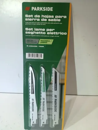 Set 12 Hojas Sierra Sable PARKSIDE